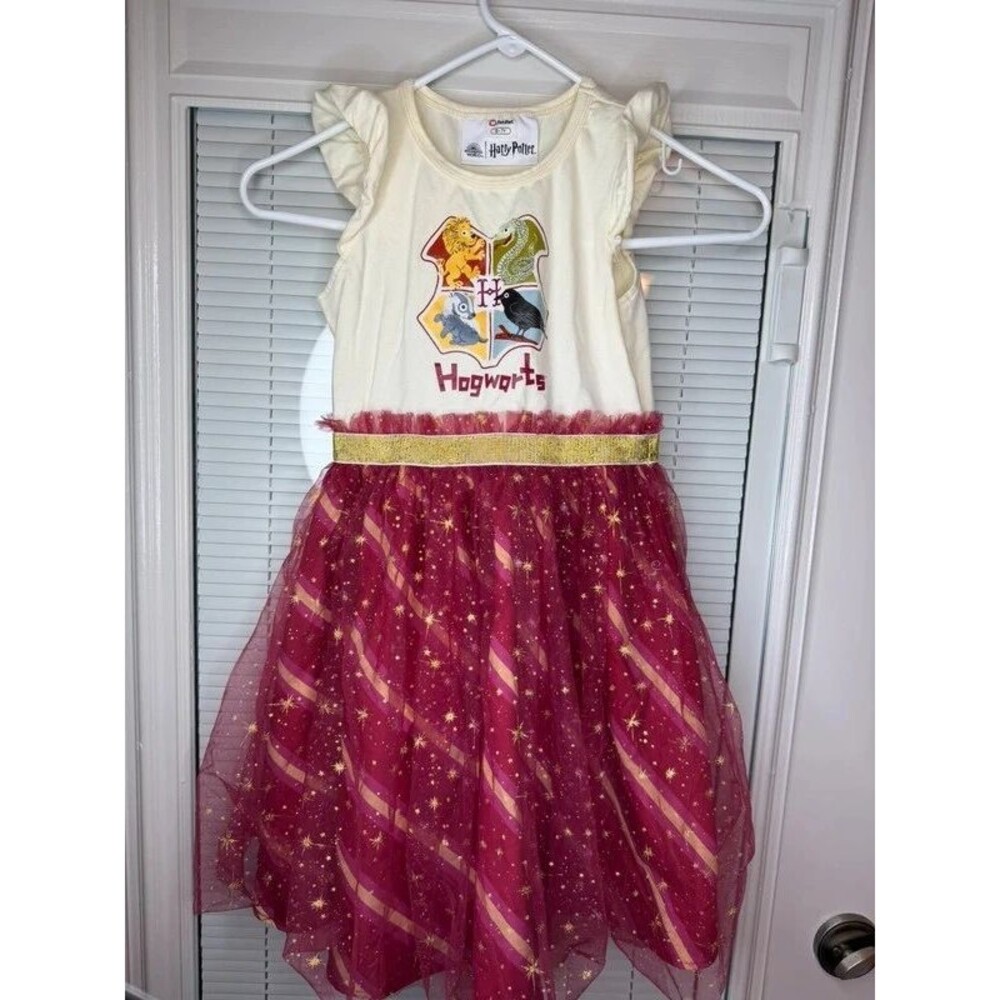 Harry Potter Hogwarts Girls Tulle Dress Size 6-7 PatPat Wizarding World